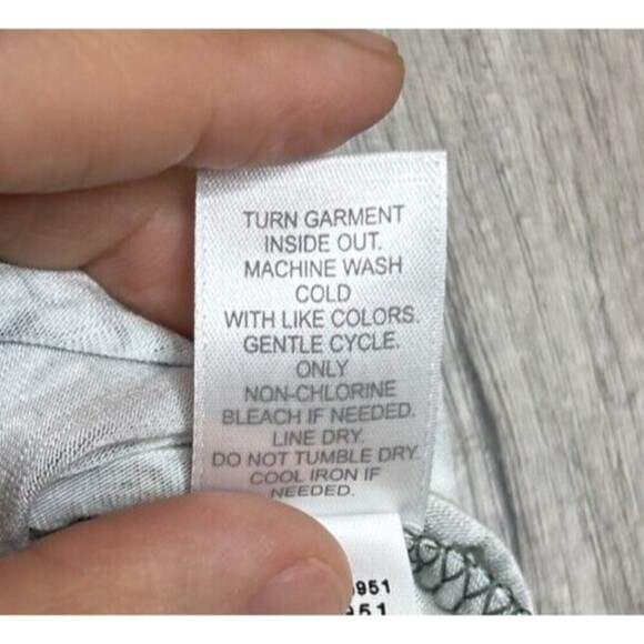 J. Jill Maxi Skirt A Line Long Green Floral Print Pull On Elastic Waist Sz Small - Picture 6 of 7